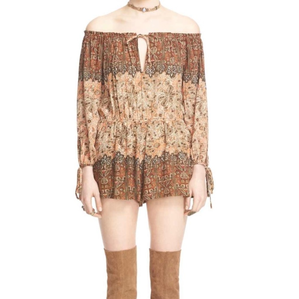 Free People So Devine Off The Shoulder Romper
